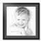 ArtToFrames 26x26" Matted Picture Frame with 22x22" Single Mat Photo Opening Framed in 1.25" Black and 2" Mat (FWM-3926-26x26)